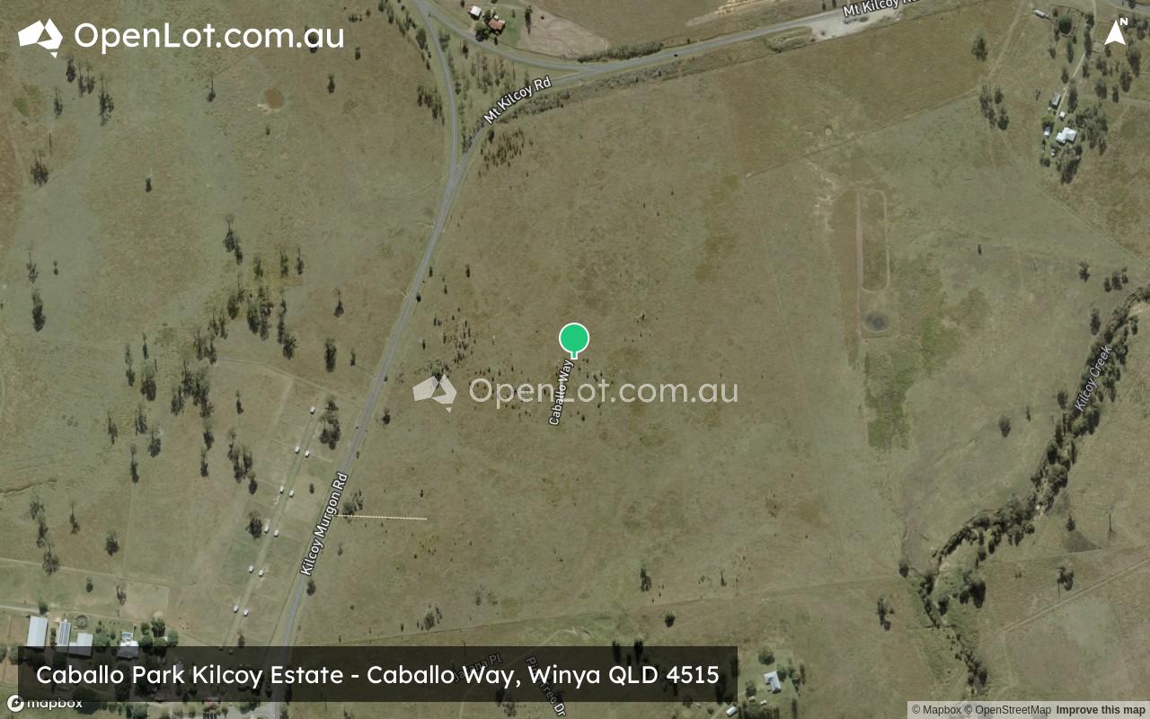 Satellite image for Caballo Park Kilcoy Estate - Caballo Way, Winya QLD 4515