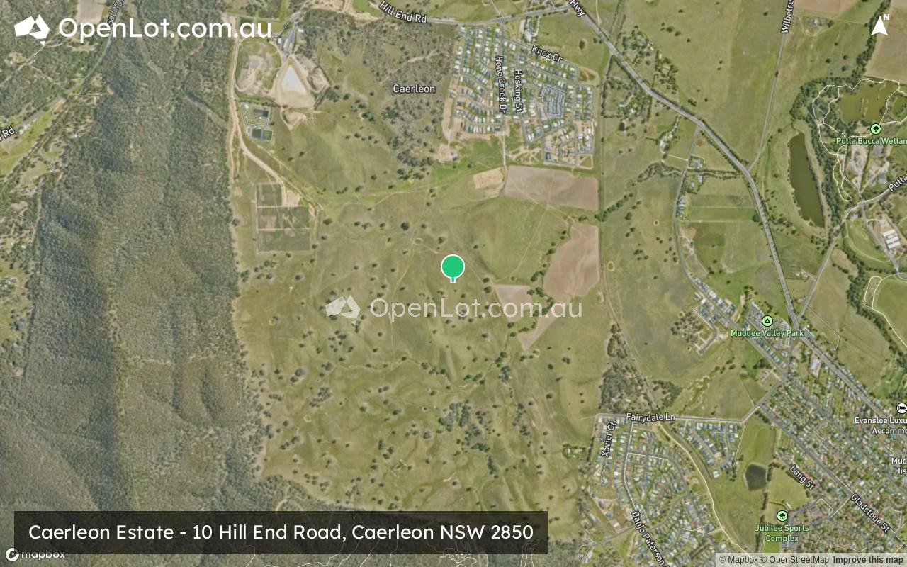 Satellite image for Caerleon Estate - 10 Hill End Road, Caerleon NSW 2850