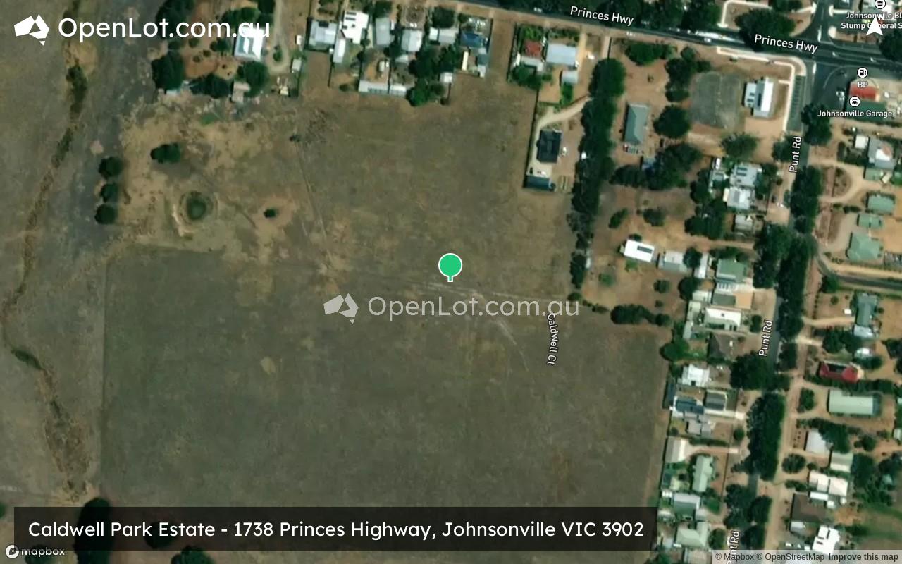 Satellite image for Caldwell Park Estate - 1738 Princes Highway, Johnsonville VIC 3902