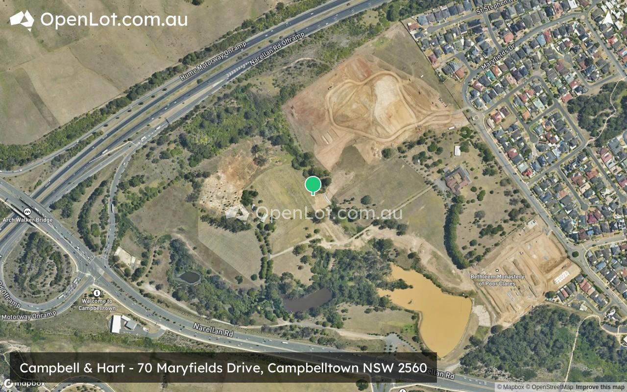 Satellite image for Campbell & Hart - 192 Narellan Road, Campbelltown NSW 2560