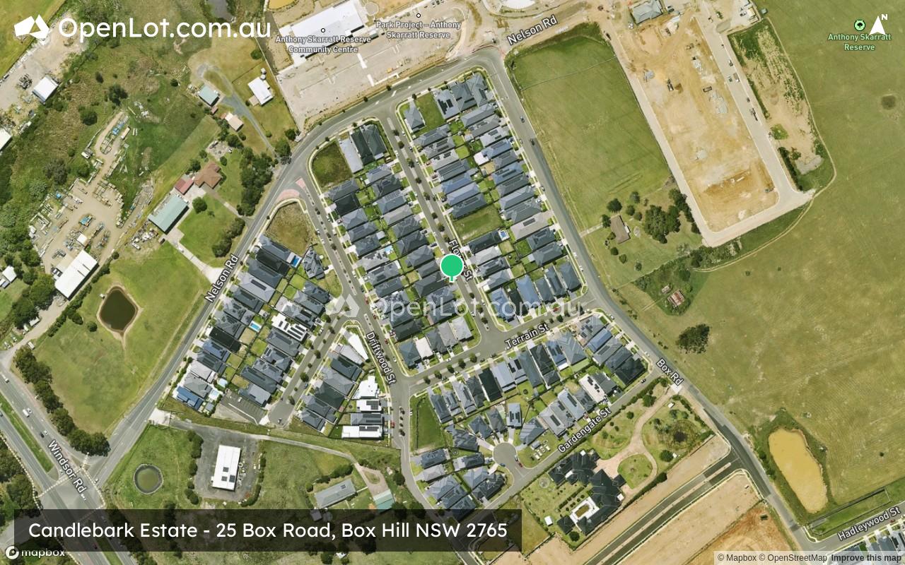 Satellite image for Candlebark Estate - 25 Box Road, Box Hill NSW 2765