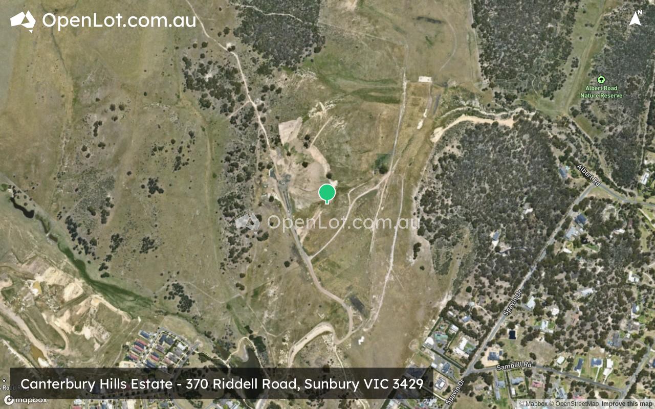 Satellite image for Canterbury Hills Estate - 370 Riddell Road, Sunbury VIC 3429