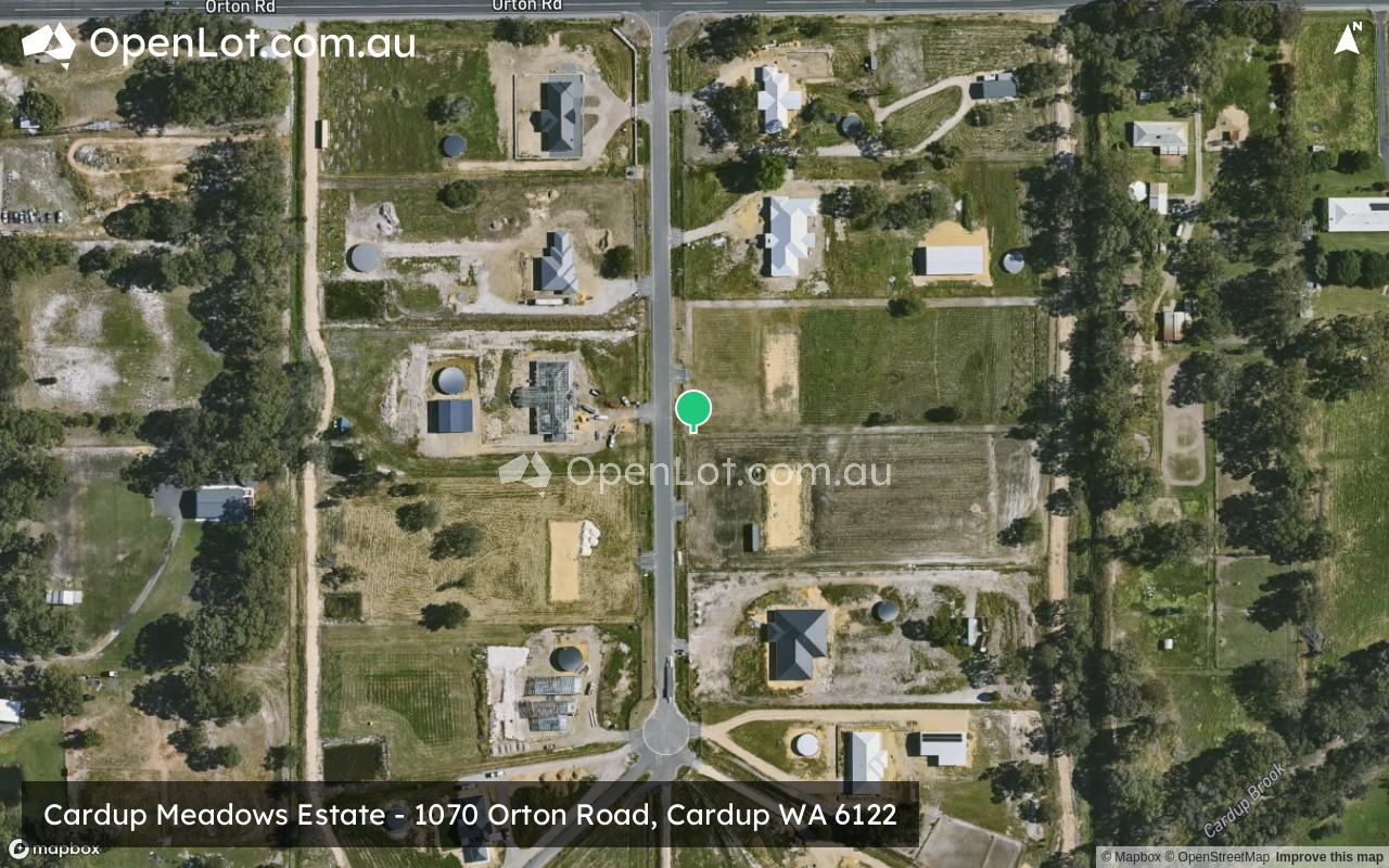 Satellite image for Cardup Meadows Estate - 1070 Orton Road, Cardup WA 6122