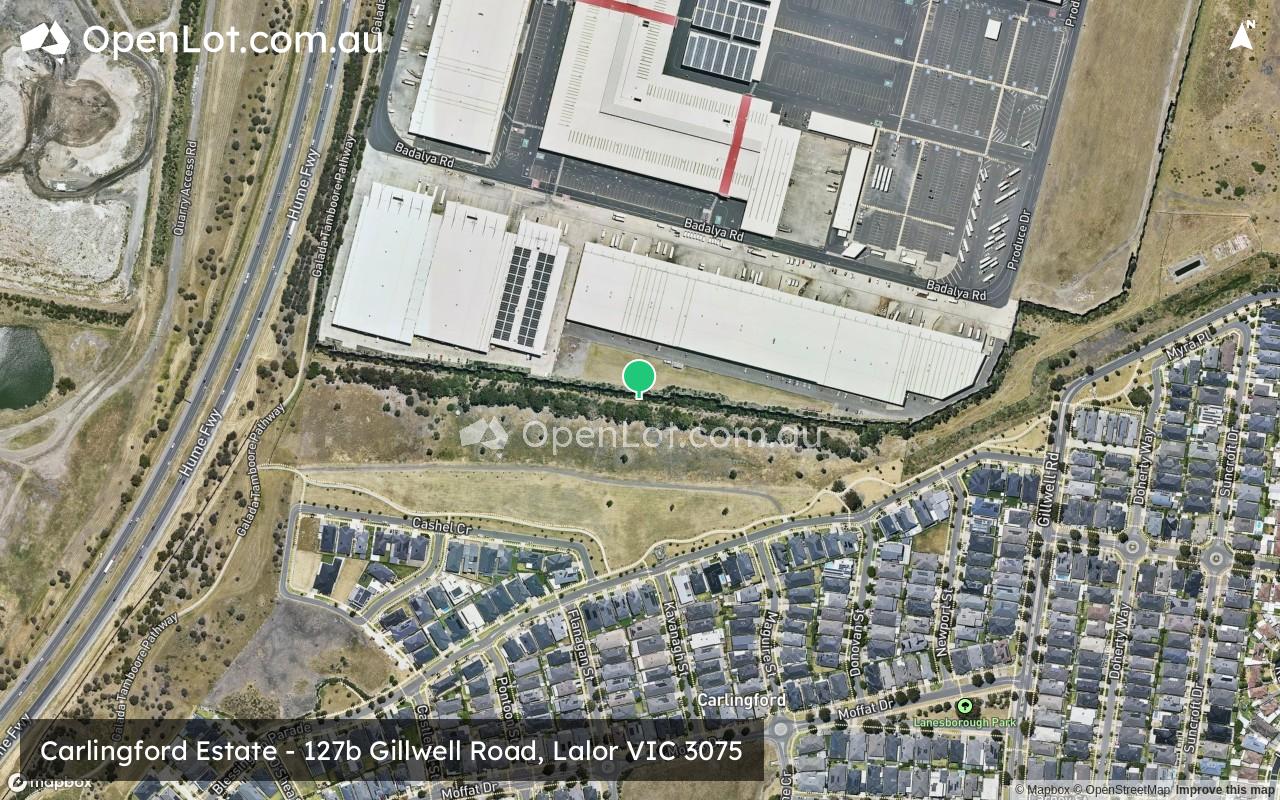 Satellite image for Carlingford Estate - 127b Gillwell Road, Lalor VIC 3075