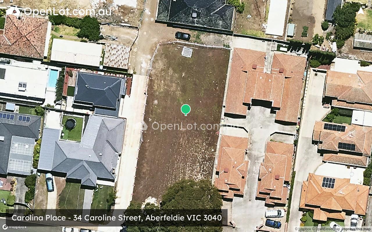 Satellite image for Carolina Place - 34 Caroline Street, Aberfeldie VIC 3040