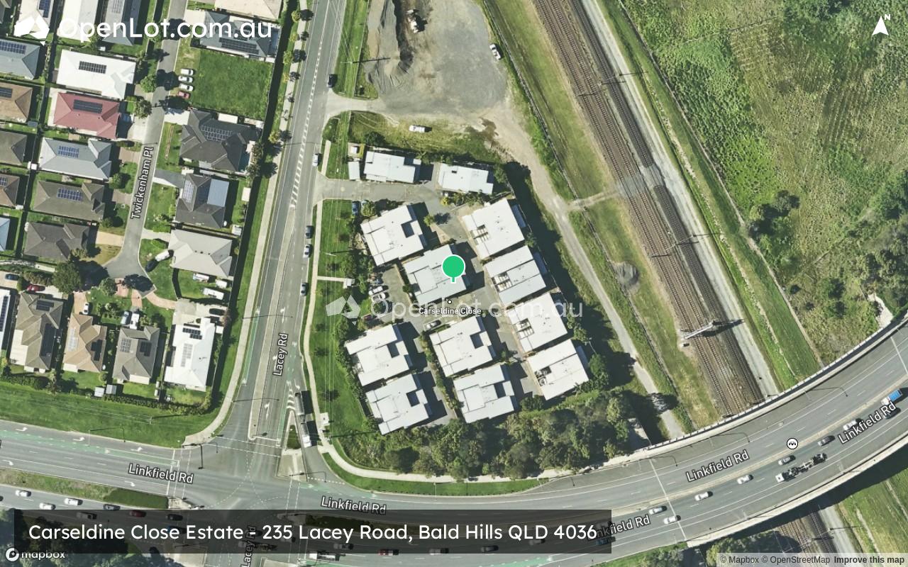 Satellite image for Carseldine Close Estate - 235 Lacey Road, Bald Hills QLD 4036