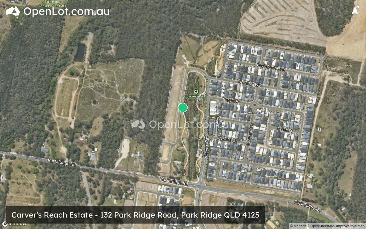 Satellite image for Carver's Reach Estate - 132 Park Ridge Road, Park Ridge QLD 4125