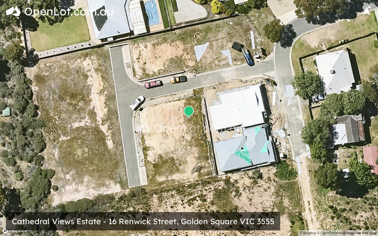 Satellite image for Cathedral Views Estate - 16 Renwick Street, Golden Square VIC 3555