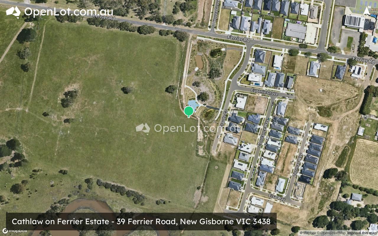 Satellite image for Cathlaw on Ferrier Estate - 39 Ferrier Road, New Gisborne VIC 3438