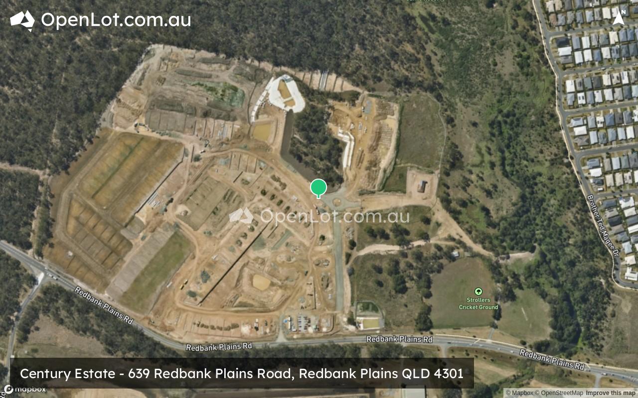 Satellite image for Century Estate - 639 Redbank Plains Road, Redbank Plains QLD 4301