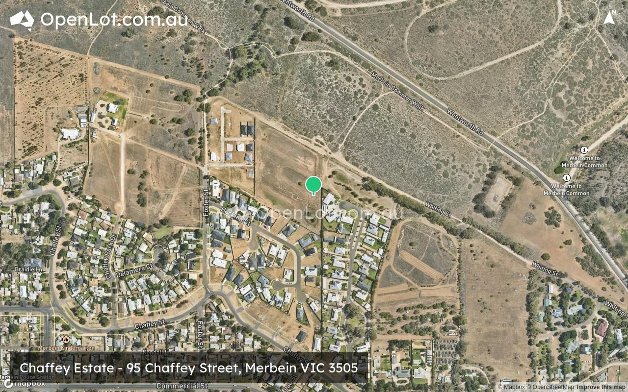 Satellite image for Chaffey Estate - 95 Chaffey Street, Merbein VIC 3505