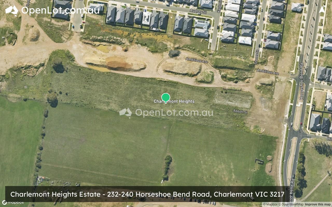 Satellite image for Charlemont Heights Estate - 232-240 Horseshoe Bend Road, Charlemont VIC 3217