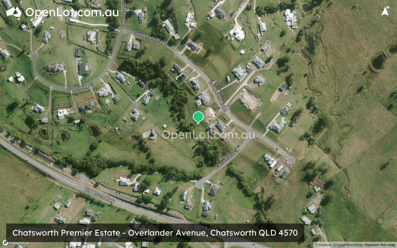 Satellite image for Chatsworth Premier Estate - Overlander Avenue, Chatsworth QLD 4570