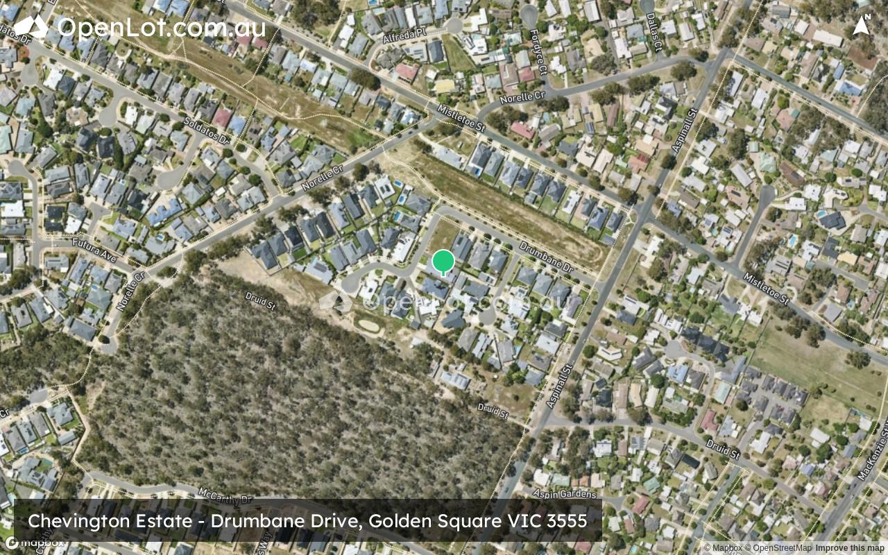 Satellite image for Chevington Estate - Drumbane Drive, Golden Square VIC 3555