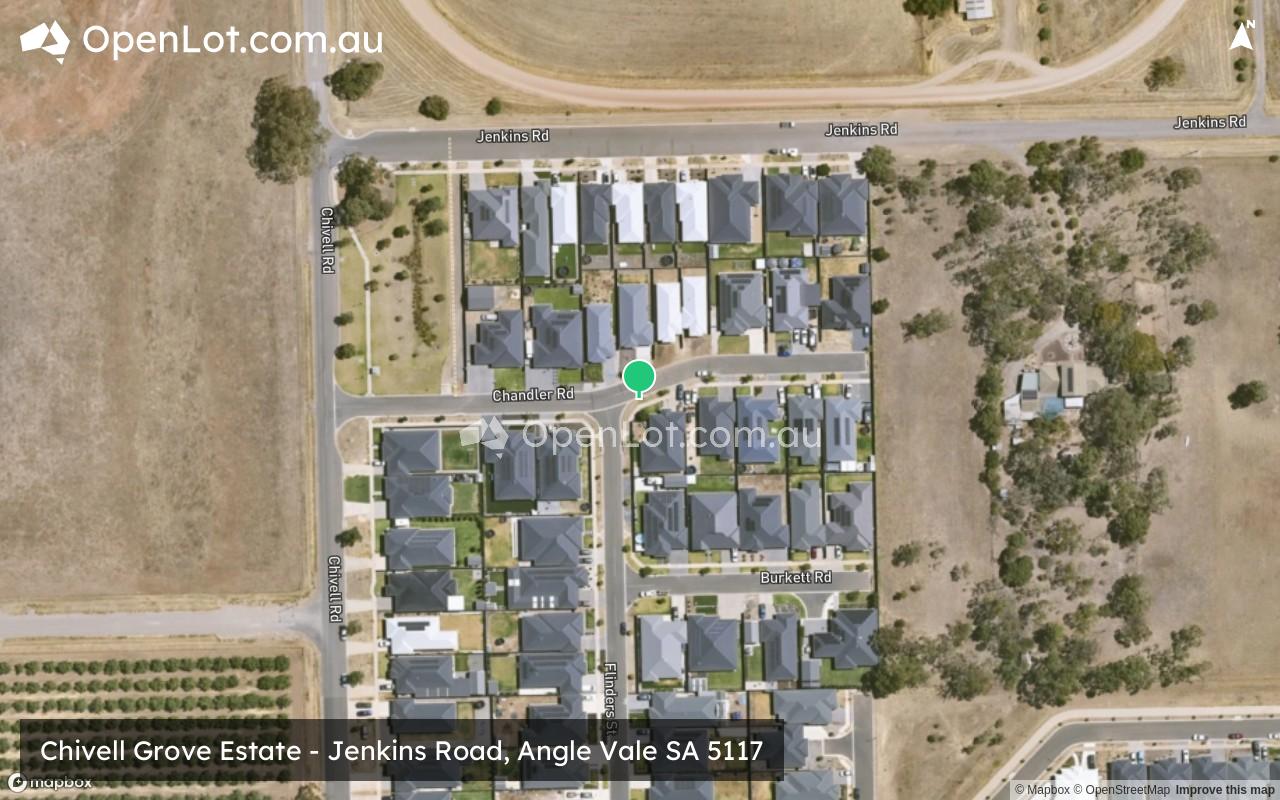Satellite image for Chivell Grove Estate - Jenkins Road, Angle Vale SA 5117