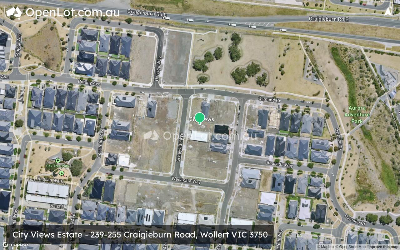 Satellite image for City Views Estate - 239-255 Craigieburn Road, Wollert VIC 3750