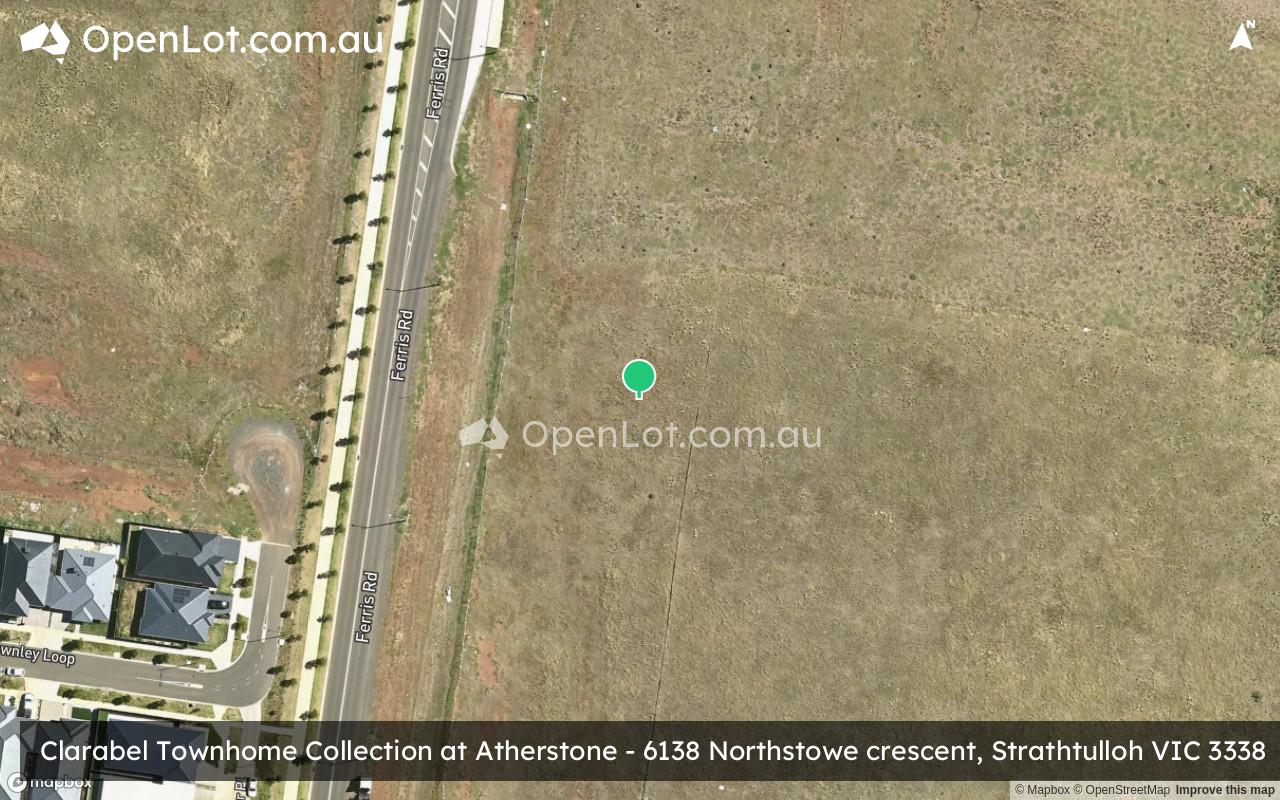 Satellite image for Clarabel Townhome Collection at Atherstone - 6138 Northstowe crescent, Strathtulloh VIC 3338