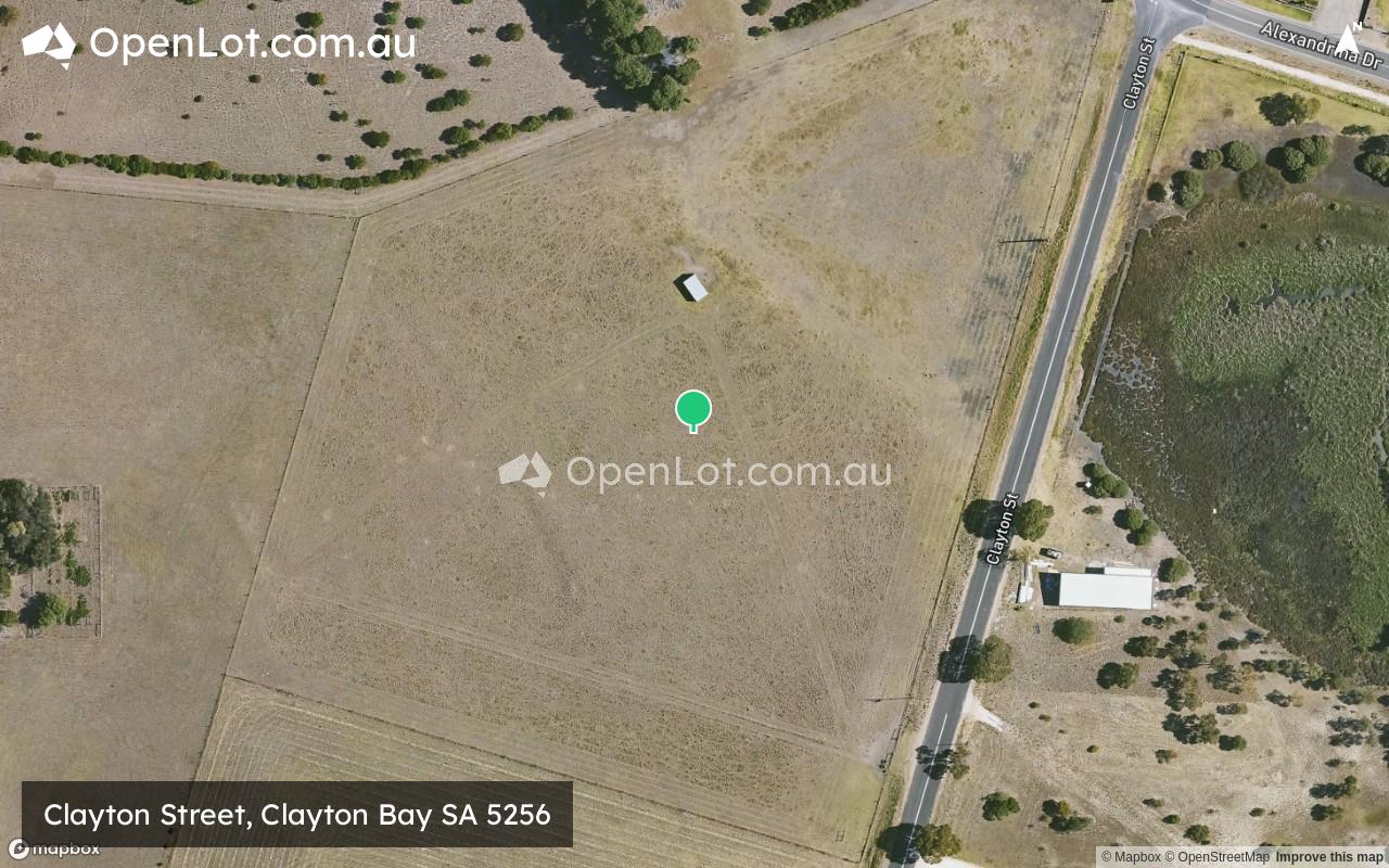 Satellite image for Clayton Street, Clayton Bay SA 5256