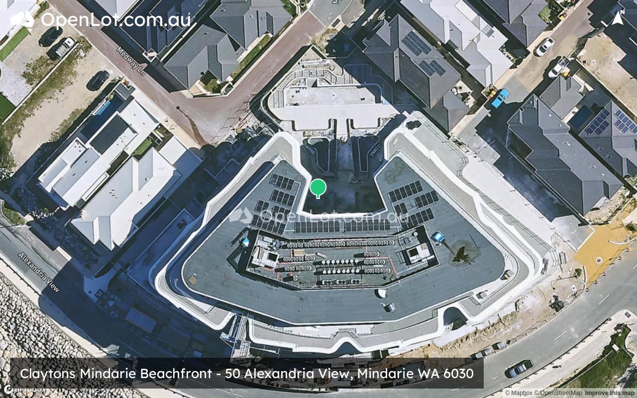 Satellite image for Claytons Mindarie Beachfront - 50 Alexandria View, Mindarie WA 6030