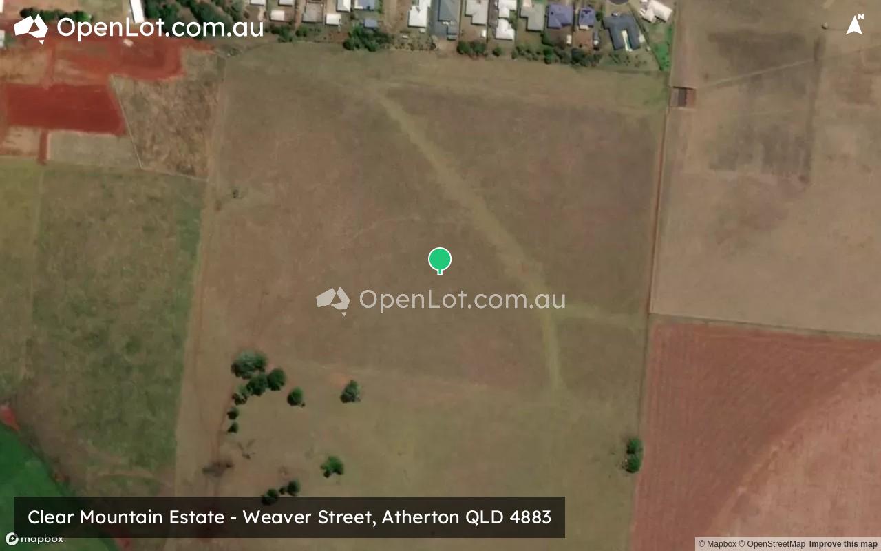 Satellite image for Clear Mountain Estate - Weaver Street, Atherton QLD 4883