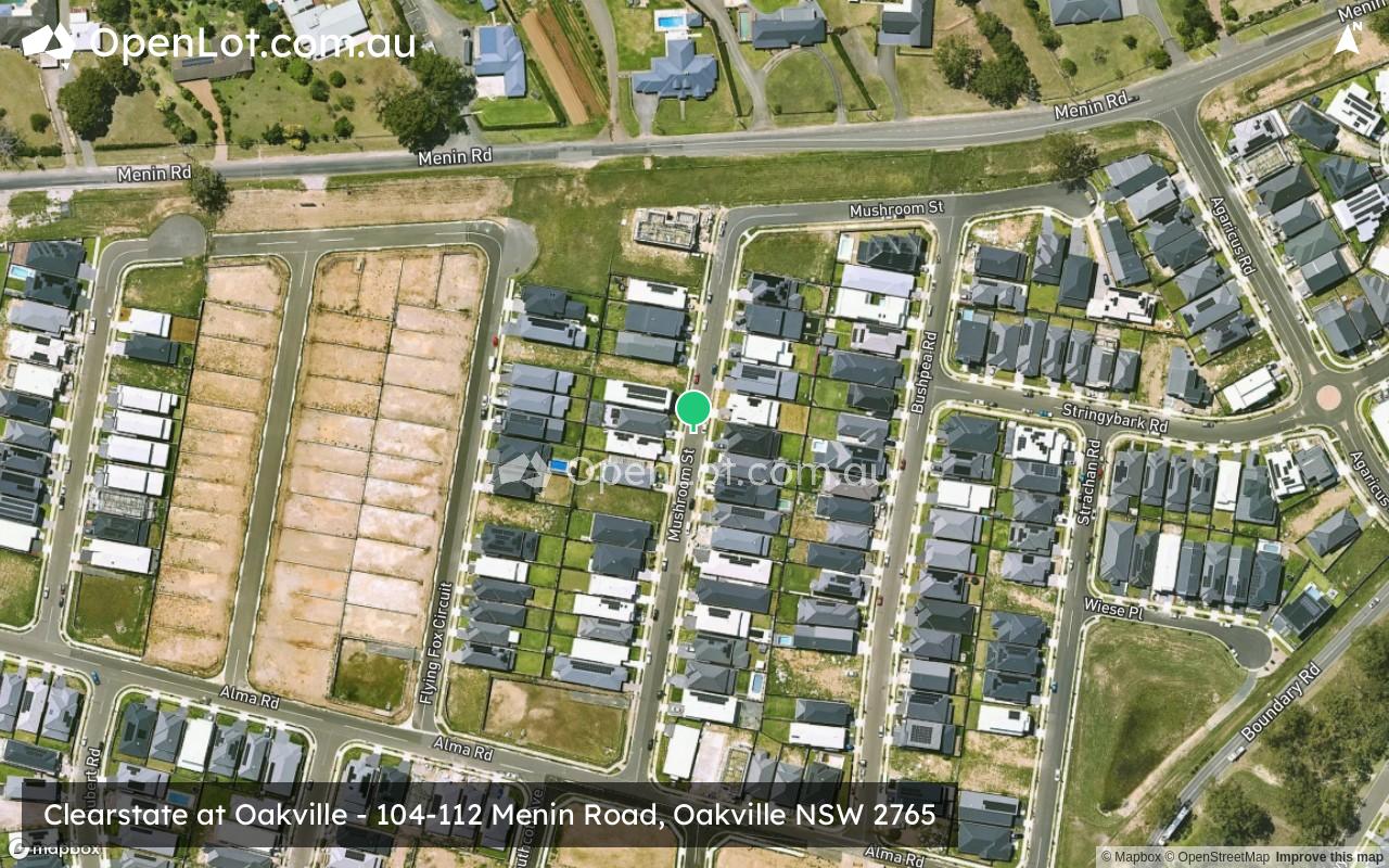Satellite image for Clearstate at Oakville - 104-112 Menin Road, Oakville NSW 2765