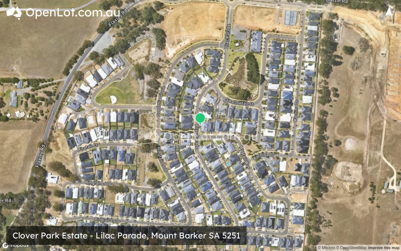 Satellite image for Clover Park Estate - Lilac Parade, Mount Barker SA 5251