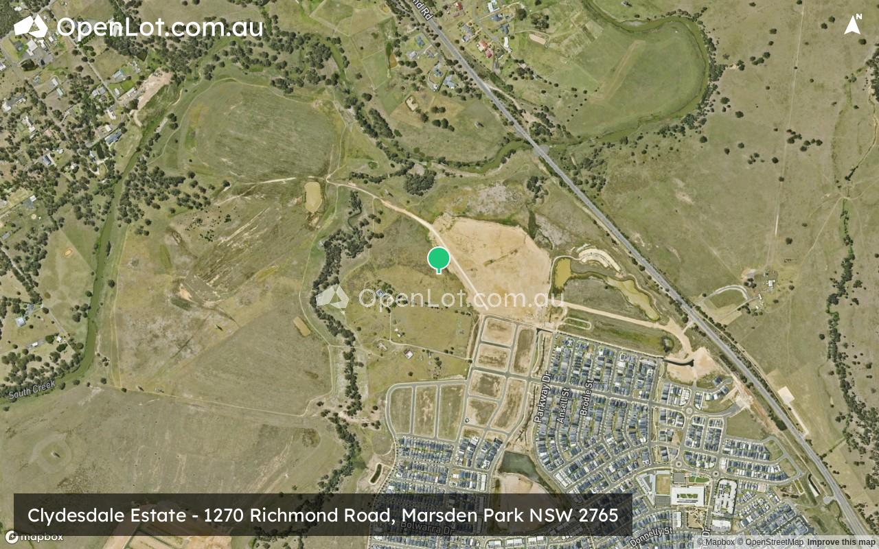 Satellite image for Clydesdale Estate - 1270 Richmond Road, Marsden Park NSW 2765