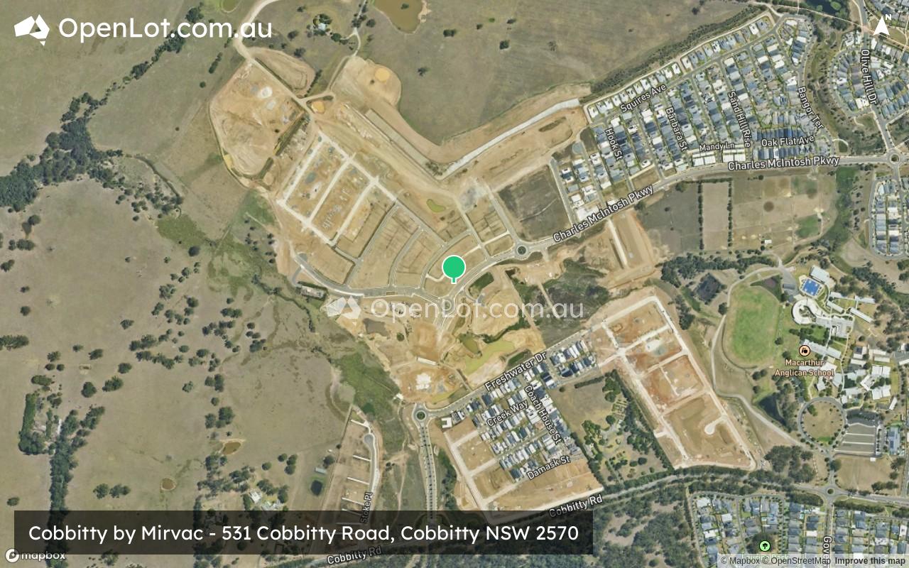 Satellite image for Cobbitty by Mirvac - 531 Cobbitty Road, Cobbitty NSW 2570