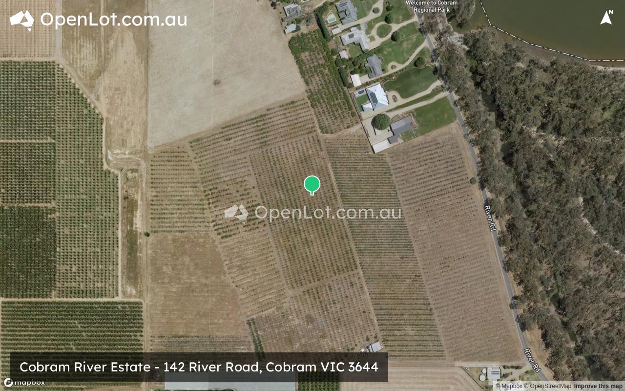 Satellite image for Cobram River Estate - 142 River Road, Cobram VIC 3644