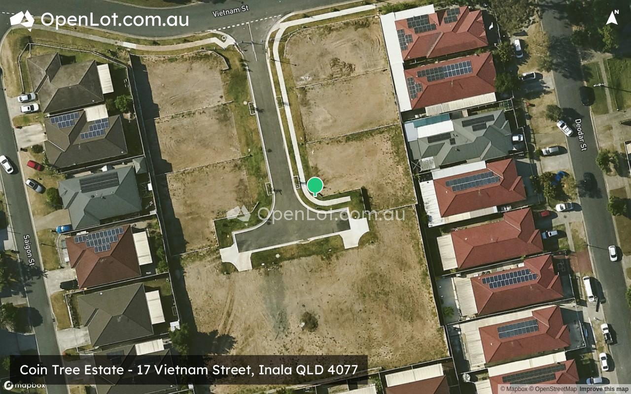 Satellite image for 17 Vietnam Street, Inala QLD 4077