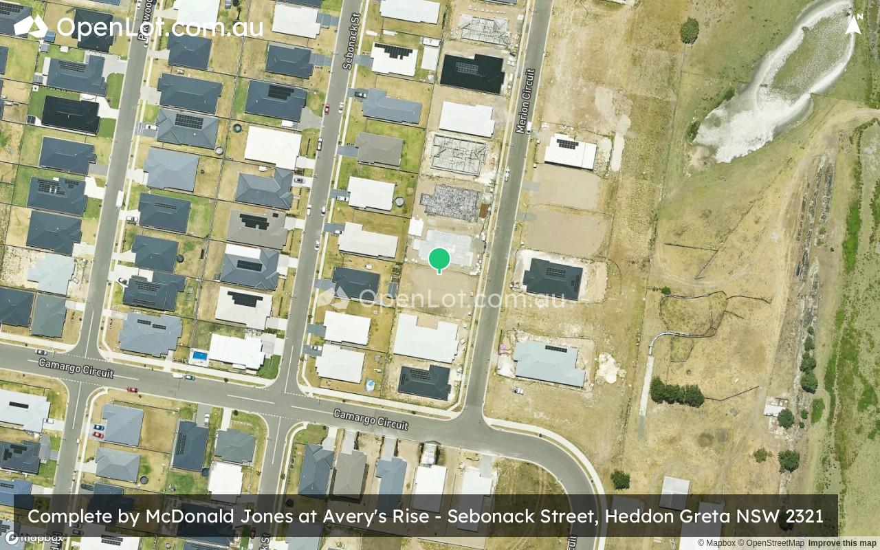 Satellite image for Complete by McDonald Jones Homes at Avery's Rise - Sebonack Street, Heddon Greta NSW 2321