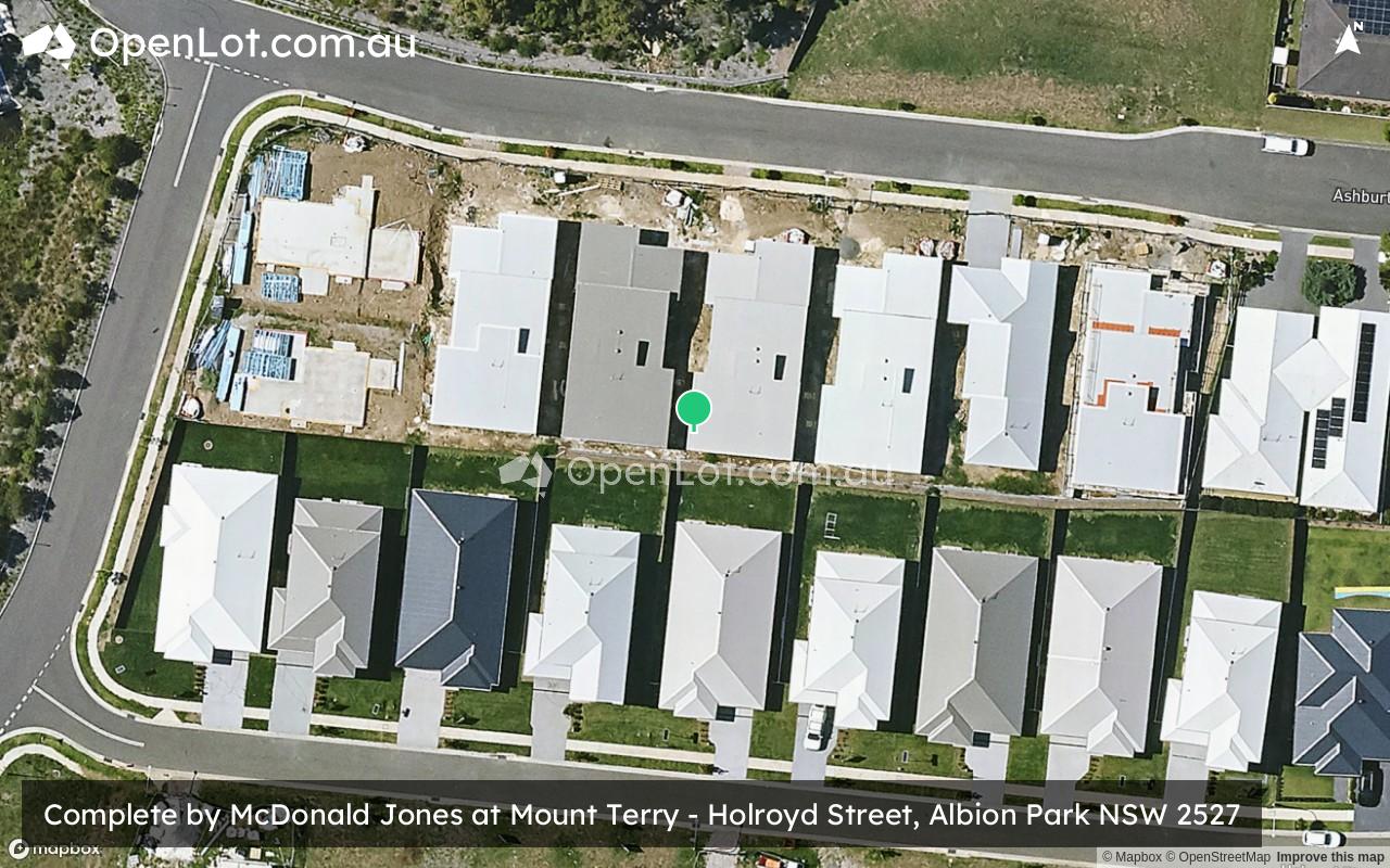 Satellite image for Complete by McDonald Jones Homes at Mount Terry - Holroyd Street, Albion Park NSW 2527