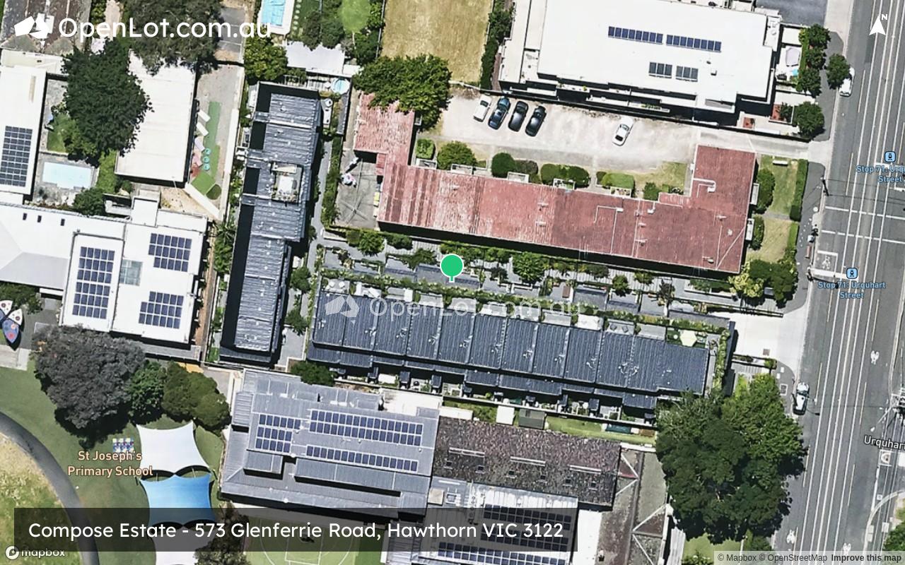 Satellite image for Compose Estate - 573 Glenferrie Road, Hawthorn VIC 3122