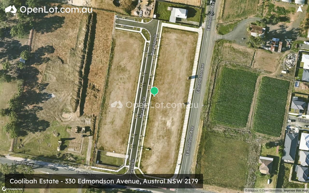 Satellite image for Coolibah Estate - 330 Edmondson Avenue, Austral NSW 2179