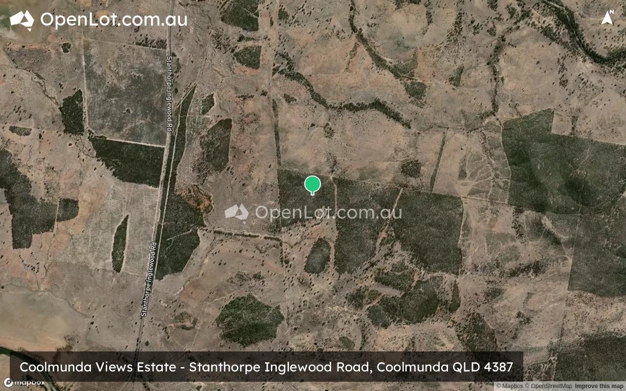 Satellite image for Coolmunda Views Estate - Stanthorpe Inglewood Road, Coolmunda QLD 4387