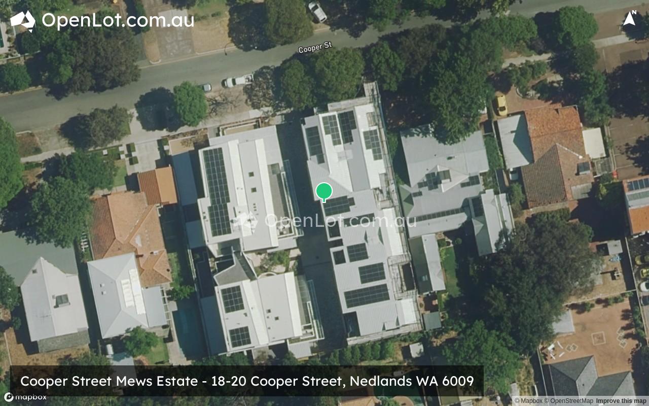 Satellite image for Cooper Street Mews Estate - 18-20 Cooper Street, Nedlands WA 6009