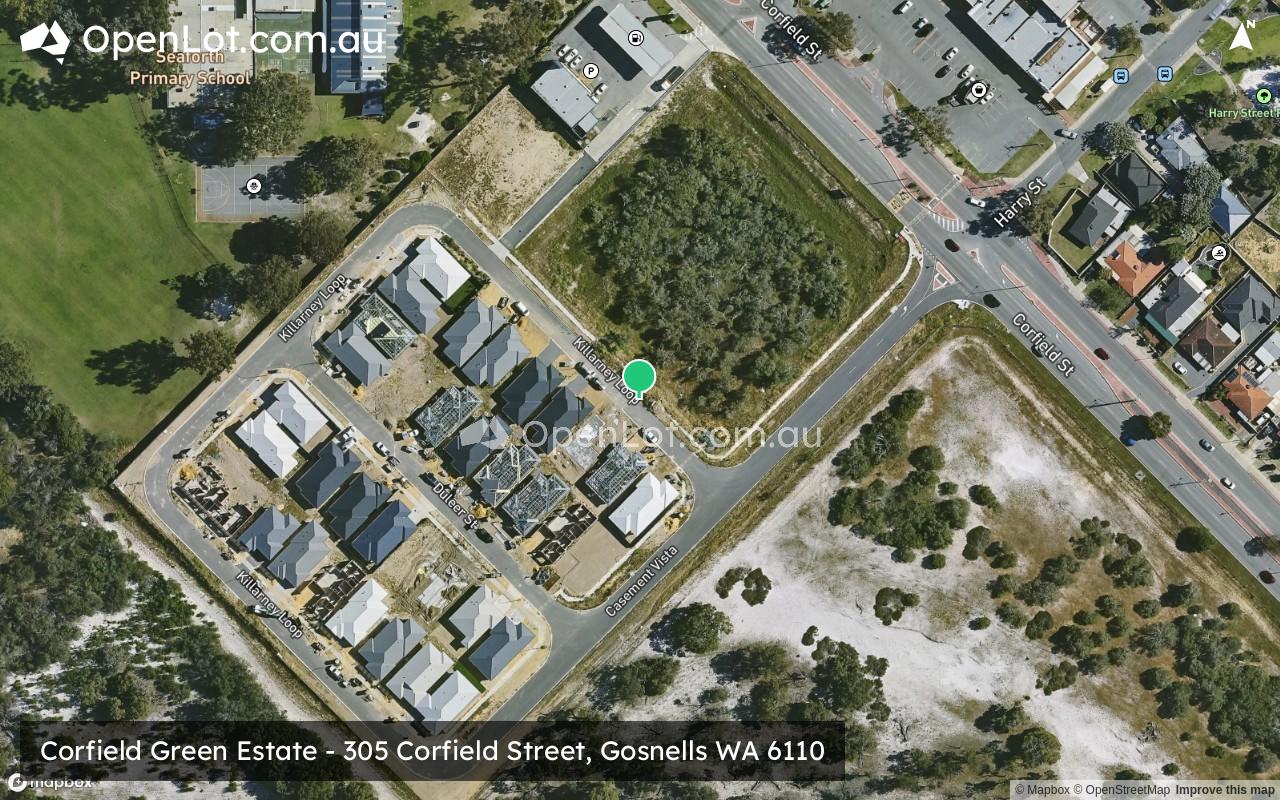 Satellite image for Corfield Green Estate - 305 Corfield Street, Gosnells WA 6110