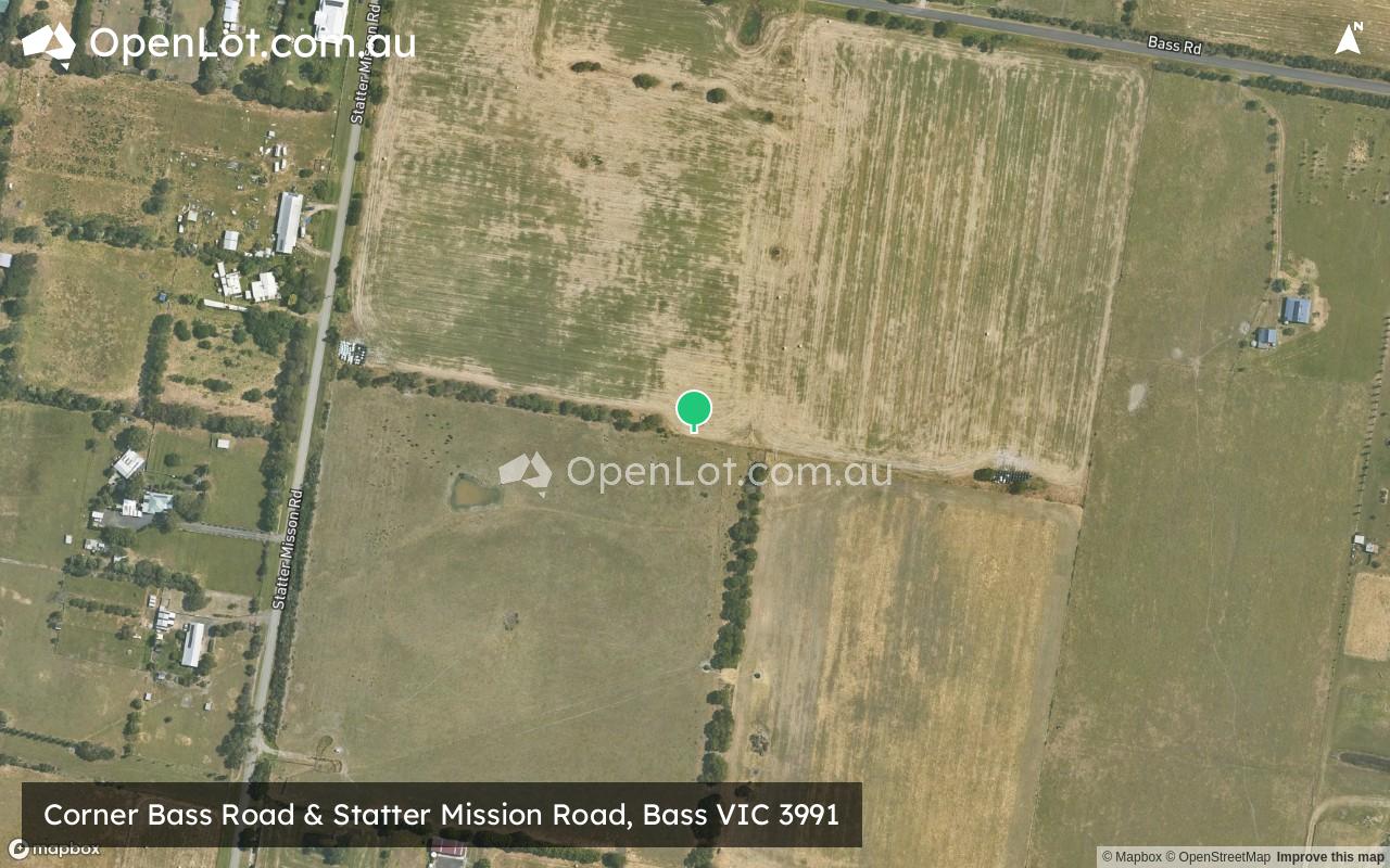 Satellite image for Corner Bass Road & Statter Mission Road, Bass VIC 3991
