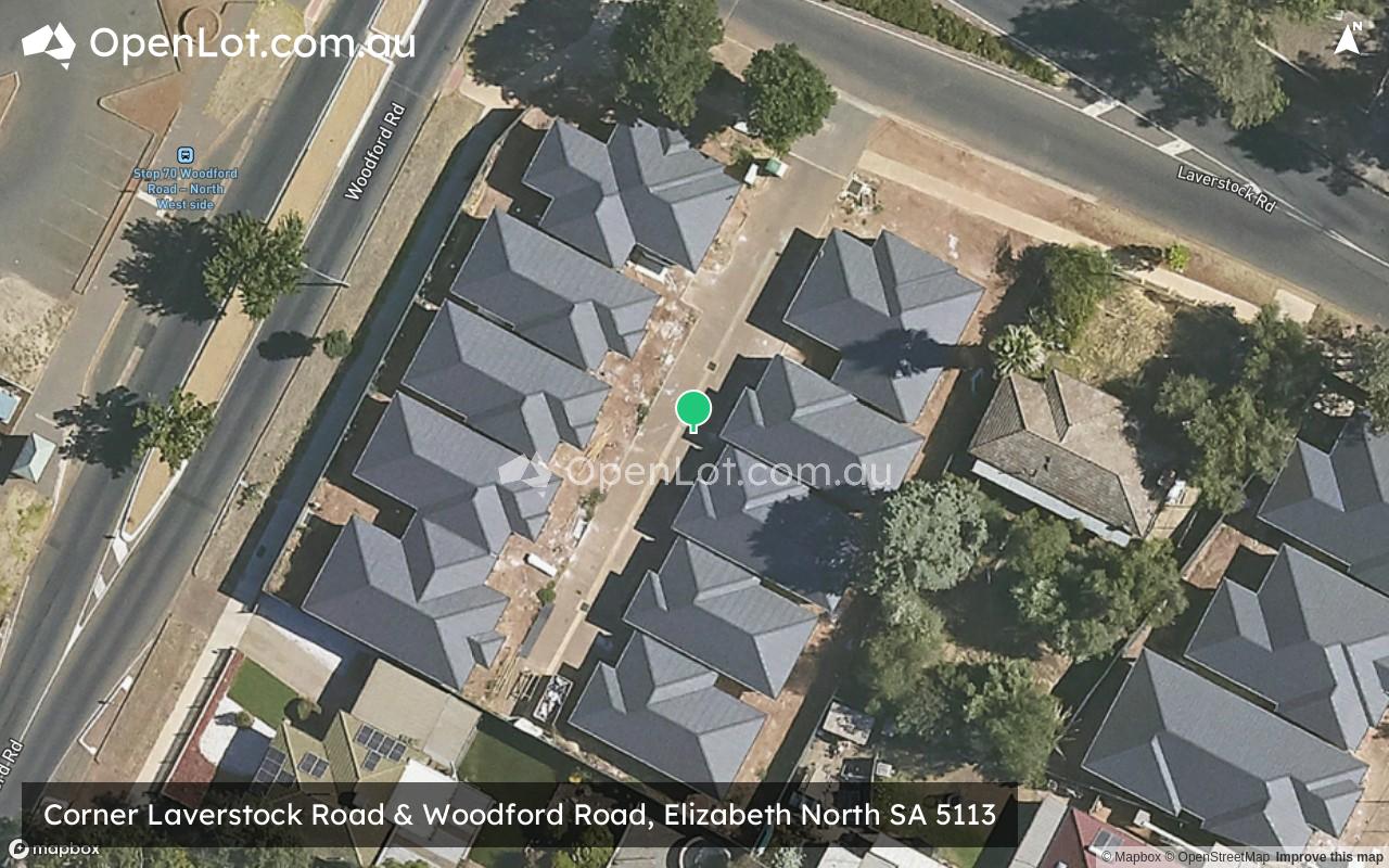 Satellite image for Corner Laverstock Road & Woodford Road, Elizabeth North SA 5113