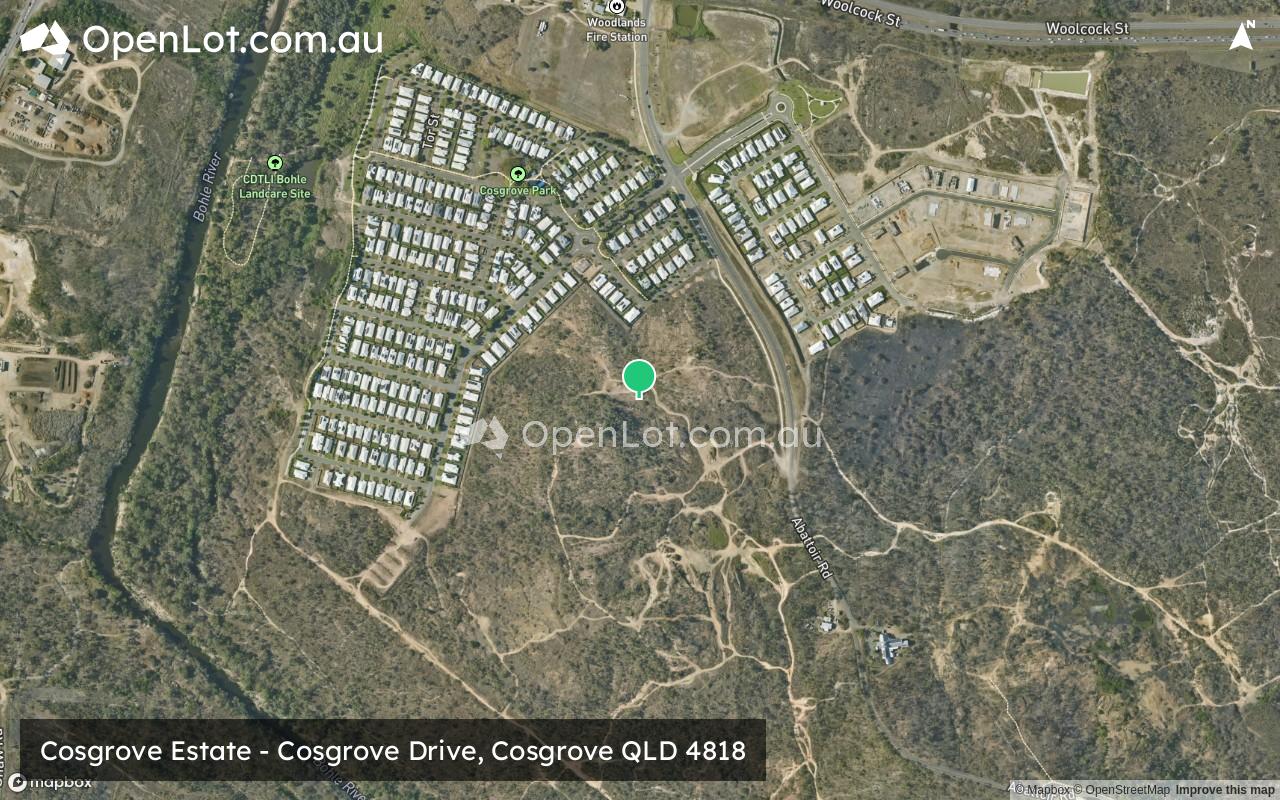 Satellite image for Cosgrove Estate - Cosgrove Drive, Cosgrove QLD 4818