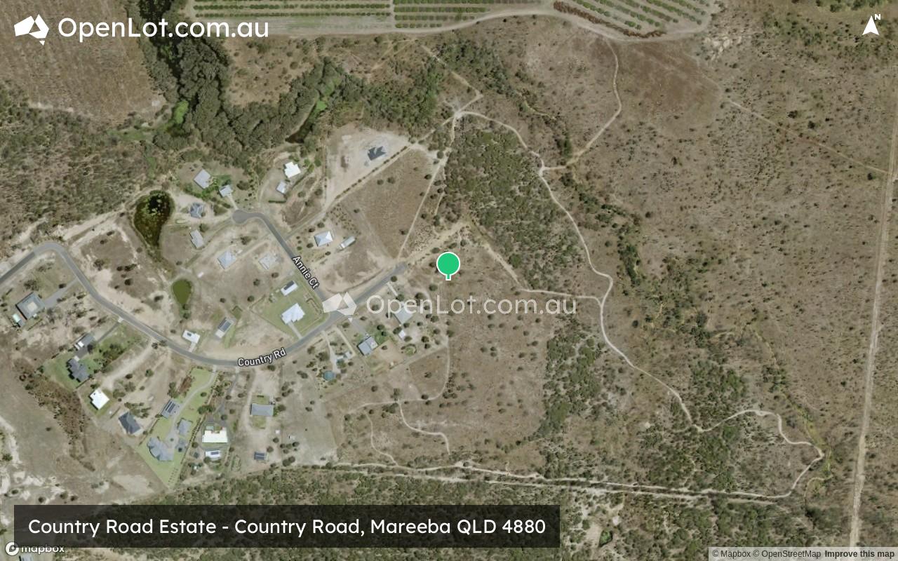 Satellite image for Country Road Estate - Country Road, Mareeba QLD 4880