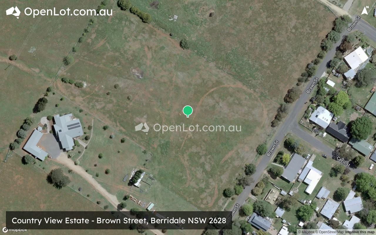 Satellite image for Country View Estate - Brown Street, Berridale NSW 2628