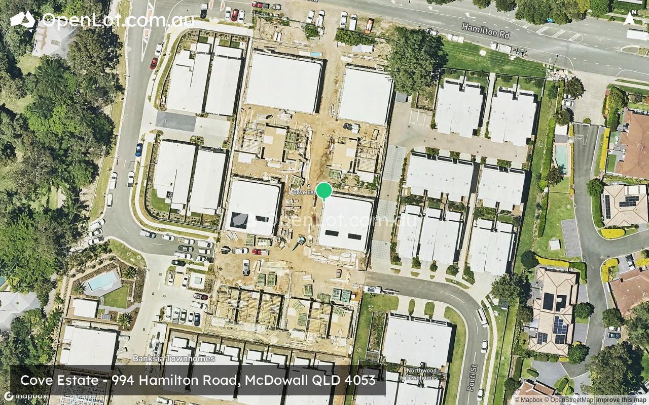 Satellite image for Cove Estate - 994 Hamilton Road, McDowall QLD 4053