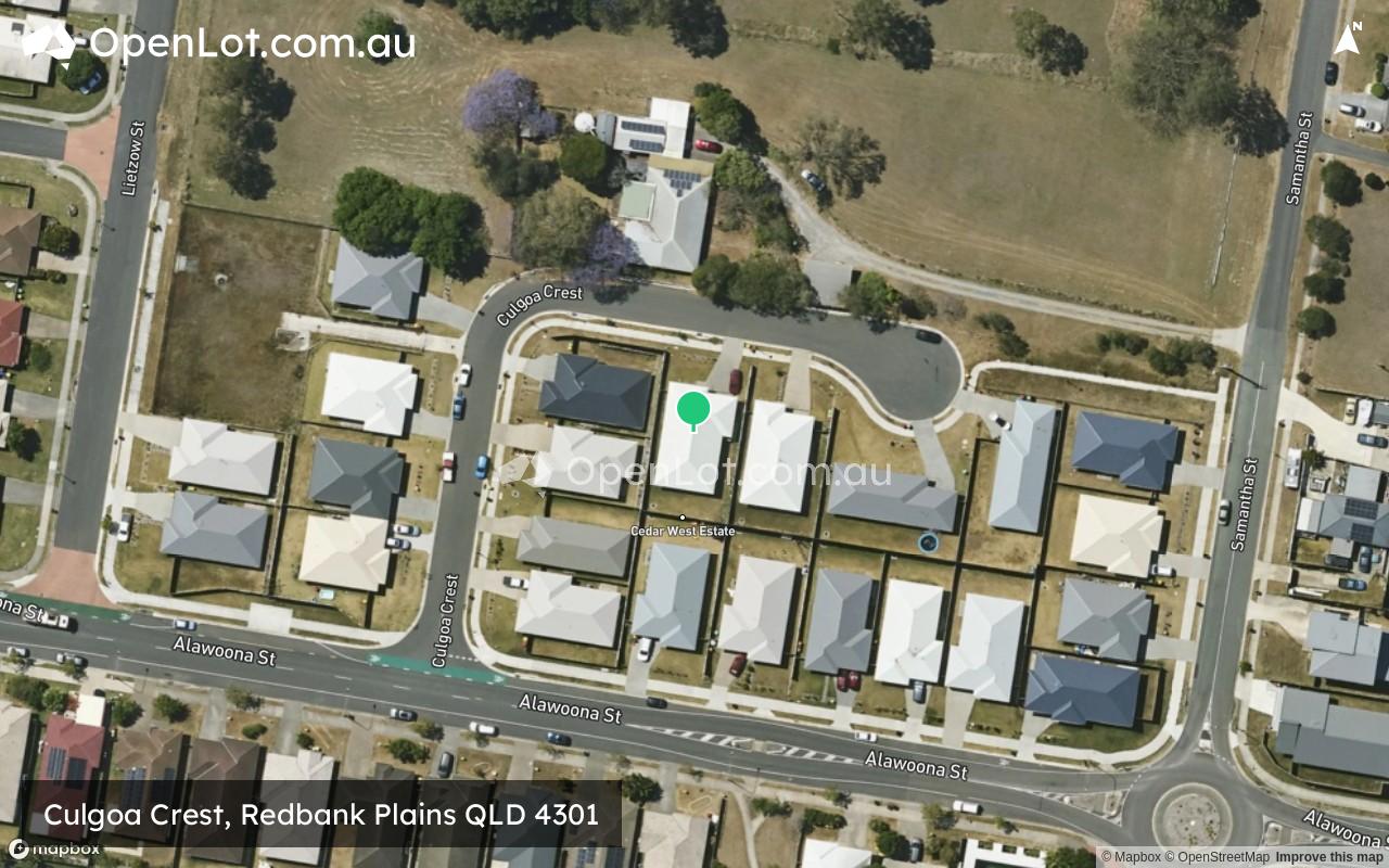 Satellite image for Culgoa Crest, Redbank Plains QLD 4301
