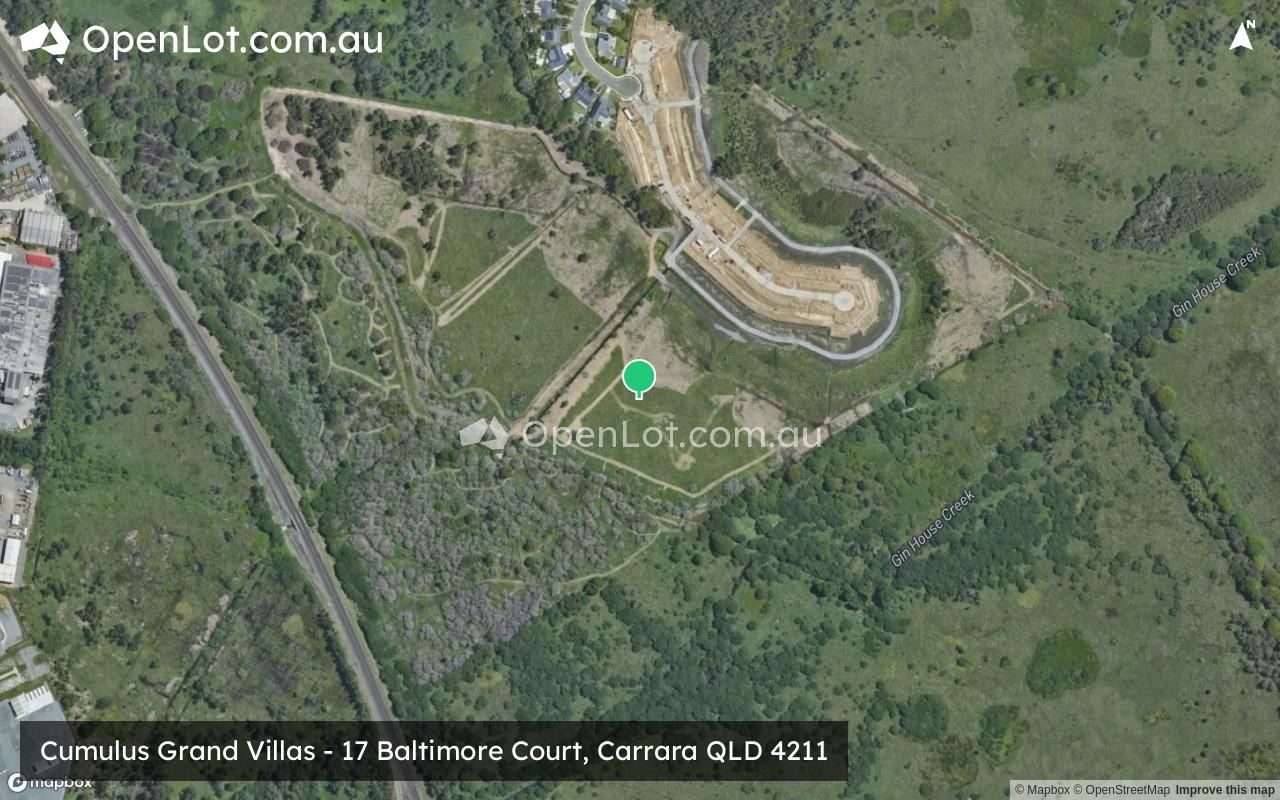 Satellite image for Cumulus Grand Villas - 17 Baltimore Court, Carrara QLD 4211