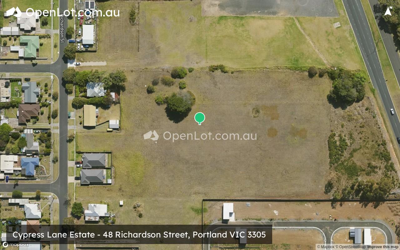 Satellite image for Cypress Lane Estate - 48 Richardson Street, Portland VIC 3305