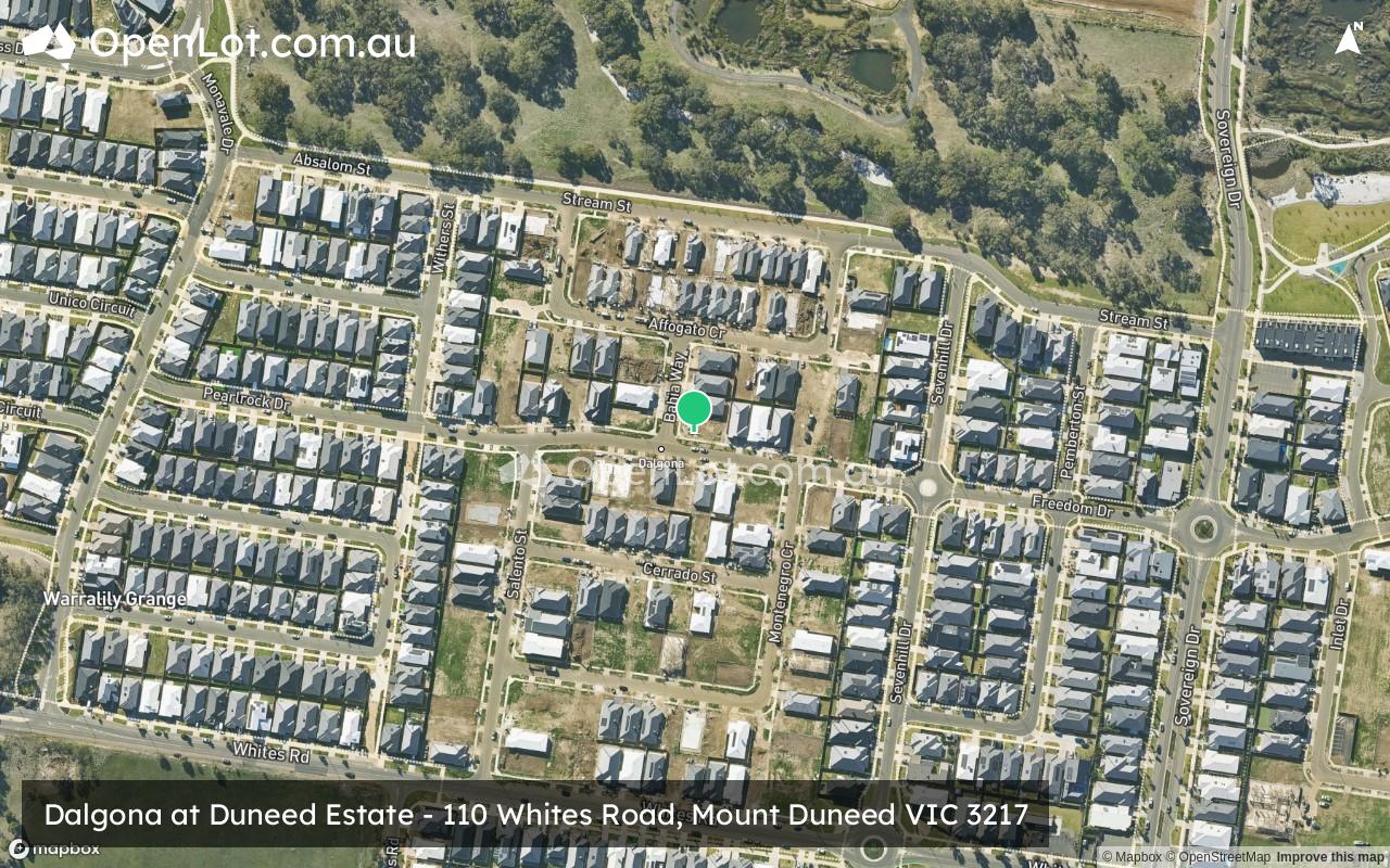 Satellite image for Dalgona at Duneed Estate - 110 Whites Road, Mount Duneed VIC 3217