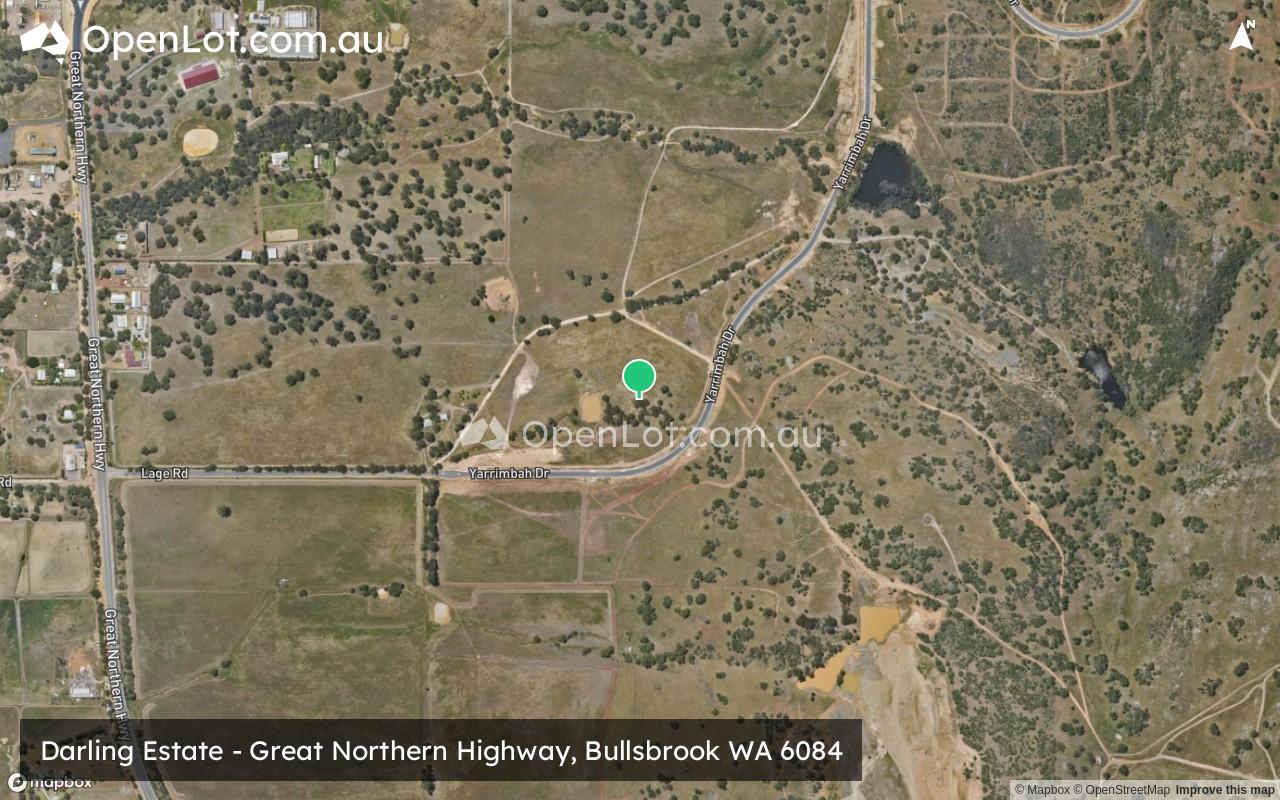 Satellite image for Darling Estate - Great Northern Highway, Bullsbrook WA 6084