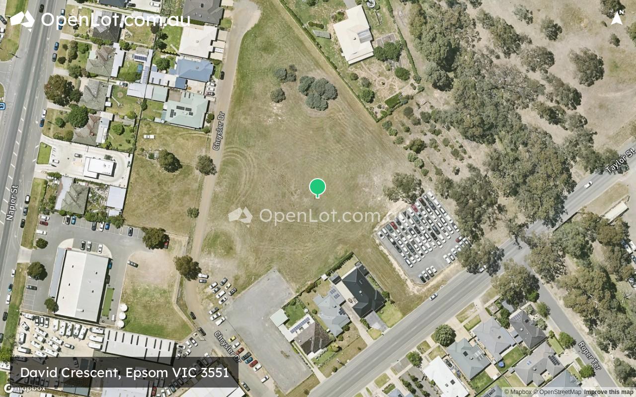 Satellite image for David Crescent, Epsom VIC 3551