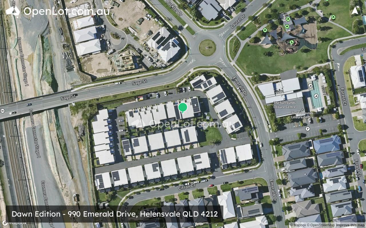 Satellite image for Dawn Edition - 990 Emerald Drive, Helensvale QLD 4212